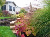 Custom Garden with retaining wall Dayton Ohio